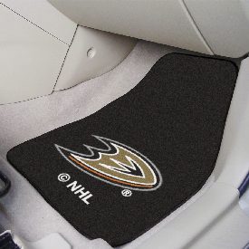 NHL - Anaheim Ducks 2-pc Printed Carpet Car Mats 17"x27", 10628