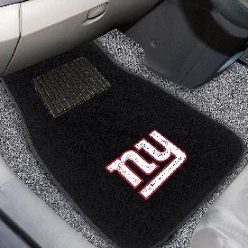 NFL - New York Giants 2-piece Embroidered Car Mats 18"x27", 10741
