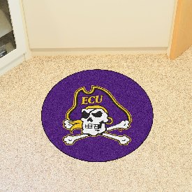 East Carolina Pirates Round Rug, 10994