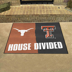 Texas-Texas Tech House Divided Rugs 33.75"x42.5", 11097