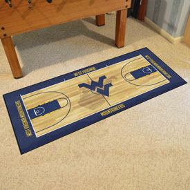 West Virginia Mountaineers Court Runner Rug - 30in. x 72in., 11124