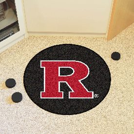 Rutgers Scarlett Knights Hockey Puck Rug - 27in. Diameter, 11335