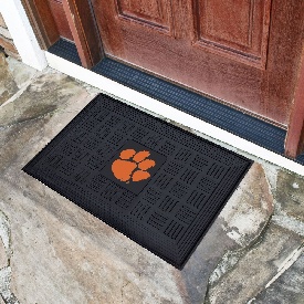Clemson Tigers Heavy Duty Vinyl Medallion Door Mat - 19.5in. x 31in., 11353