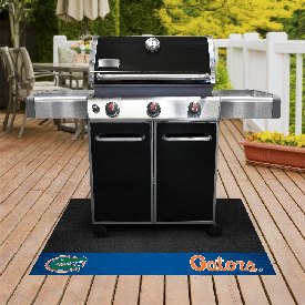 Florida Gators Vinyl Grill Mat - 26in. x 42in. - Gator Head Primary Logo & Wordmark - Blue, 12117
