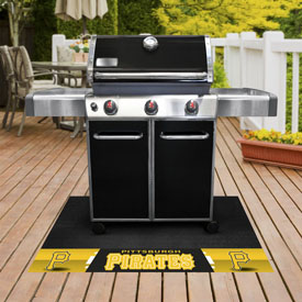 Pittsburgh Pirates Vinyl Grill Mat - 26in. x 42in., 12165