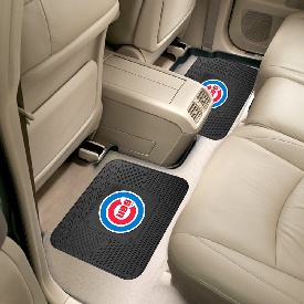 Chicago Cubs Back Seat Car Utility Mats - 2 Piece Set, 12323