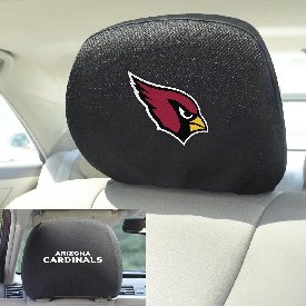Arizona Cardinals Embroidered Head Rest Cover Set - 2 Pieces, 12488