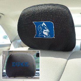 Duke Blue Devils Embroidered Head Rest Cover Set - 2 Pieces, 12564