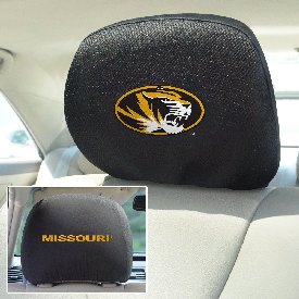Missouri Tigers Embroidered Head Rest Cover Set - 2 Pieces, 12586
