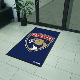 Florida Panthers High-Traffic Mat with Durable Rubber Backing, AGS-12854 Florida Panthers High-Traffic Mat with Durable Rubber Backing, AGS-12854