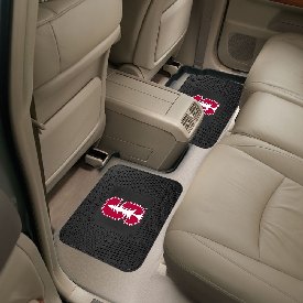Stanford Cardinal Back Seat Car Utility Mats - 2 Piece Set, 13227