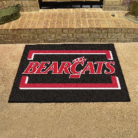Cincinnati Bearcats All-Star Rug - 34 in. x 42.5 in. - Bearcats Secondary Wordmark Logo, 13568