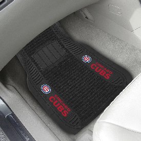 Chicago Cubs 2 Piece Deluxe Car Mat Set, 13835