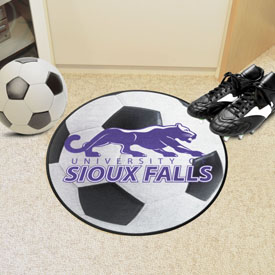 Sioux Falls Cougars Soccer Ball Rug - 27in. Diameter, 13873
