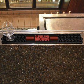 Cleveland Browns Bar Drink Mat - 3.25in. x 24in. - Wordmark, 13982