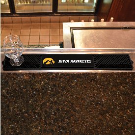 Iowa Hawkeyes Bar Drink Mat - 3.25in. x 24in., 14021