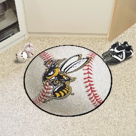 Montana State Billings Yellow Jackets Baseball Rug - 27in. Diameter, 14154