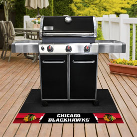 Chicago Blackhawks Vinyl Grill Mat - 26in. x 42in., 14230