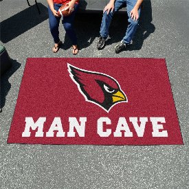 Arizona Cardinals Man Cave Ulti-Mat Rug - 5ft. x 8ft. - Cardinal Head Primary Logo, 14262