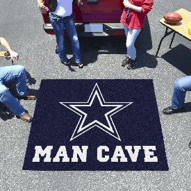 Dallas Cowboys Man Cave Tailgater Rug - 5ft. x 6ft. - Star Primary Logo, 14295