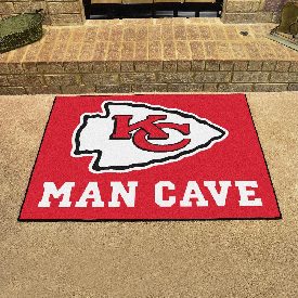 Kansas City Chiefs Man Cave All-Star Rug - 34 in. x 42.5 in., 14320