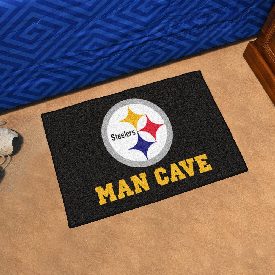 NFL - Pittsburgh Steelers Man Cave Starter Rug 19"x30", 14357