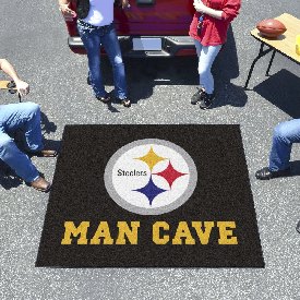 NFL - Pittsburgh Steelers Man Cave Tailgater Rug 5'x6', 14359