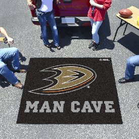Anaheim Ducks Man Cave Tailgater Rug - 5ft. x 6ft., 14392