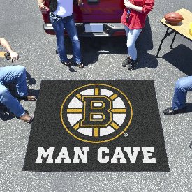 Boston Bruins Man Cave Tailgater Rug - 5ft. x 6ft., 14396
