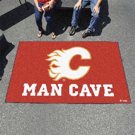 Calgary Flames Man Cave Ulti-Mat Rug - 5ft. x 8ft., 14403