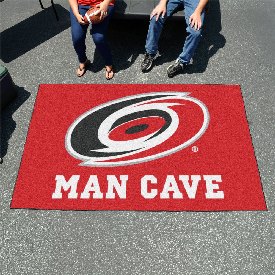 Carolina Hurricanes Man Cave Ulti-Mat Rug - 5ft. x 8ft., 14407