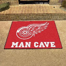 Detroit Red Wings Man Cave All-Star Rug - 34 in. x 42.5 in., 14425