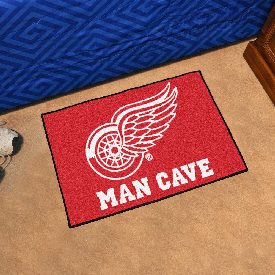 Detroit Red Wings Man Cave Starter Mat Accent Rug - 19in. x 30in., 14426