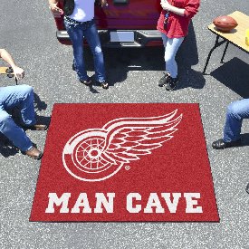 Detroit Red Wings Man Cave Tailgater Rug - 5ft. x 6ft., 14428