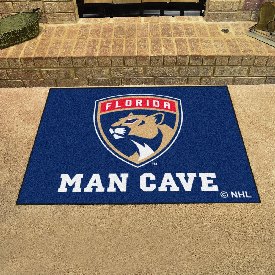 Florida Panthers Man Cave All-Star Rug - 34 in. x 42.5 in., 14433