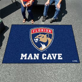 Florida Panthers Man Cave Ulti-Mat Rug - 5ft. x 8ft., 14435