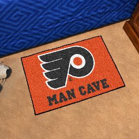 Philadelphia Flyers Man Cave Starter Mat Accent Rug - 19in. x 30in., 14470