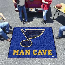 St. Louis Blues Man Cave Tailgater Rug - 5ft. x 6ft., 14488