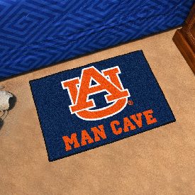 Auburn Tigers Man Cave Starter Mat Accent Rug - 19in. x 30in., 14528