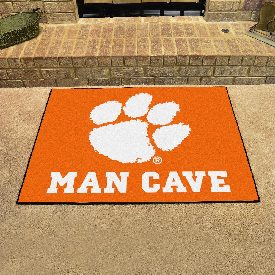 Clemson Tigers Man Cave All-Star Rug - 34 in. x 42.5 in., 14537