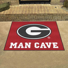 Georgia Bulldogs Man Cave All-Star Rug - 34 in. x 42.5 in. - G Primary Logo, 14637
