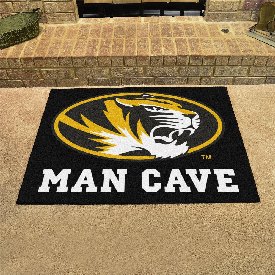 Missouri Tigers Man Cave All-Star Rug - 34 in. x 42.5 in., 14677