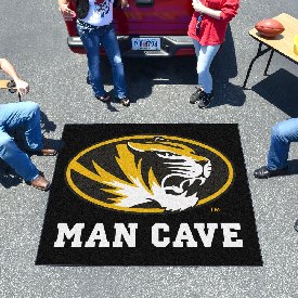 Missouri Tigers Man Cave Tailgater Rug - 5ft. x 6ft., 14678