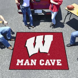 Wisconsin Badgers Man Cave Tailgater Rug - 5ft. x 6ft., 14710