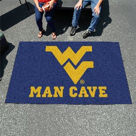 West Virginia Mountaineers Man Cave Ulti-Mat Rug - 5ft. x 8ft., 14723