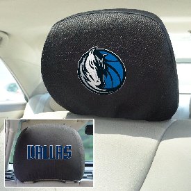 Dallas Mavericks Embroidered Head Rest Cover Set - 2 Pieces, 14774