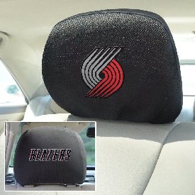 Portland Trail Blazers Embroidered Head Rest Cover Set - 2 Pieces, 14776
