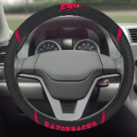 Arkansas Razorbacks Embroidered Steering Wheel Cover, 14807