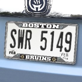 NHL - Boston Bruins License Plate Frame 6.25"x12.25", 14836