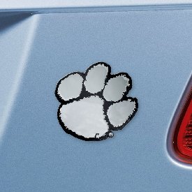 Clemson Tigers 3D Chrome Metal Emblem, 14851